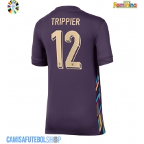 Camisa de time de futebol Inglaterra Kieran Trippier #12 Replicas 2º Equipamento Feminina Europeu 2024 Manga Curta